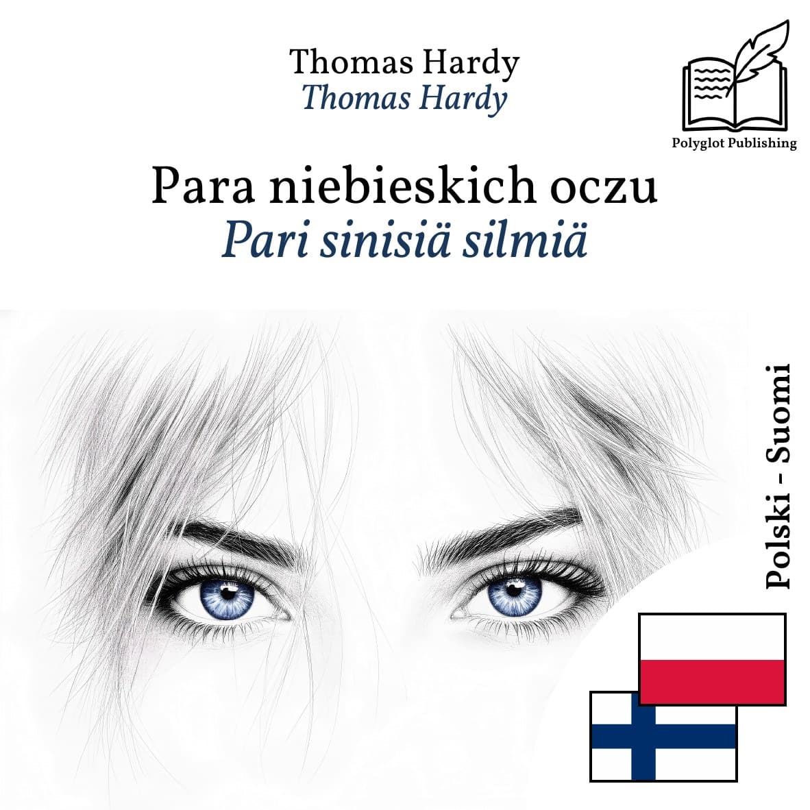 Pari sinisiä silmiä
